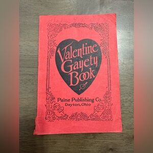 Vintage Rare Find Valentine Gayety Book by Marie Irish, Pub 1926 PB Sweet Games